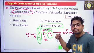 Q1  SAYTZEFFS RUKE  PYQs SOLUTIONS TOPIC WISE  HALOALKANES HALOARENES  NCERT  NEET amp JEE 2025 [upl. by Haisoj]