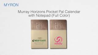 Murray Horizons Pocket Pal Calendar with Notepad  FULL COLOR [upl. by Srini]