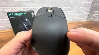 Logitech MX Master 3S Wireless Performance Mouse Ergo 8K DPI Track on Glass Review [upl. by Ibocaj]