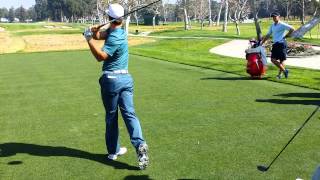 Nicolas Colsaerts Francesco Molinari Thorbjorn Olesen Gonzalo FernandezCastano 17th at Riviera [upl. by Olsson]