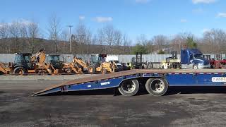 2012 TrailEze TE80XT48 Tandem Axle Hydraulic Tail Drop Deck Trailer  TRO 0326201 [upl. by Sybley406]