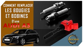 comment changer les bobines et les bougies dallumages dune AUDI A3 20 FSI [upl. by Darraj751]