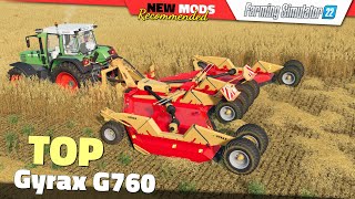 FS22  Gyrax G760  Farming Simulator 22 New Mods Review 2K60 [upl. by Nelli]