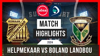 Wildeklawer 2024 GAME 8 Boland Landbou vs Helpmekaar [upl. by Eiramanit]