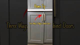 Cabinet Doors Crooked Three Ways To Adjust The Hinges [upl. by Ennaegroeg]