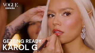 Karol G Así se preparó para la Met Gala de 2024  Getting Ready  VOGUE España [upl. by Naffets]