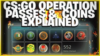 CSGO OPERATION PASSES amp COINS EXPLAINED WHY DO YOU NEED OPERATION PASS [upl. by Bourn]