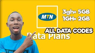 MTN GH cheap data bundles   2gh4GB  Data bundle codes [upl. by Ydnal]