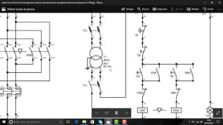 moteur asynchrone triphasé démarrage direct 2 sens de rotation [upl. by Netfa389]