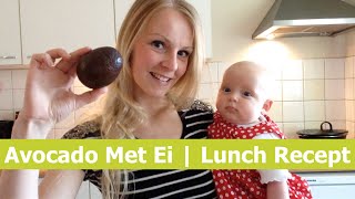 Avocado Met Ei  Gezonde Lunch Kookvideo [upl. by Timoteo]