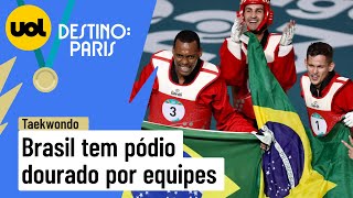 JOGOS PAN AMERICANOS l TAEKWONDO DO BRASIL TEM PÓDIO DOURADO POR EQUIPES [upl. by Feigin]