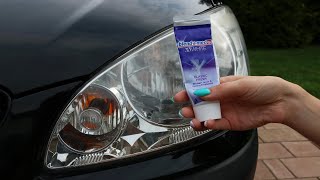 Hyundai Getz  Headlight Restoration with Toothpaste [upl. by Aizek]