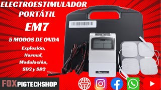 Electroestimulador Portátil  EM7 Tens 7000  ¿cómo se utiliza [upl. by Akimihs]