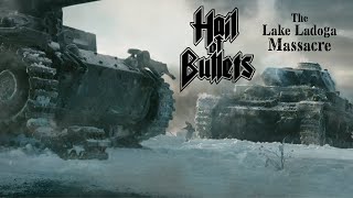 Hail of Bullets  The Lake Ladoga Massacre lyric video [upl. by Sommers]