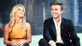 Kenny Wormald and Julianne Hough Behind The Scene of Elle Magazine Shoot [upl. by Melisande]