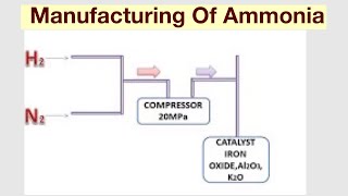 Habers ProcessManufacturing Of Ammonia [upl. by Etoile444]