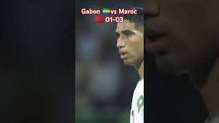 Gabon 🇬🇦 vs Maroc🇲🇦 0103 qualification Can 2025 football africa comedyfilms funny [upl. by Jessika298]