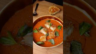 Roasted tomato soup 🥫 slowcooker recipe tomatosoup soup easyrecipe [upl. by Nivak]