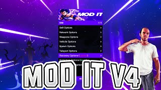 How To Install Mod It Free V4 amp Showcase  GTAV Online Menu For 169 Updated Version [upl. by Graubert]