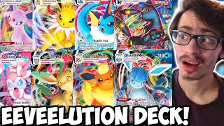 I Put All 8 Eeveelution VMAXs In 1 Deck amp This Is What Happened PTCGO [upl. by Pamela907]