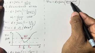 RLC Series Resonant Circuit Derivation of Input Impedance Zin Part2 Lec3 Resonator R K Classes [upl. by Ykcir453]