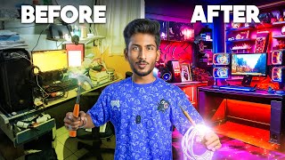 I Turned My Messy Room into an EPIC YouTubeGaming Setup [upl. by Heringer]