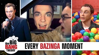 Every quotBazingaquot Moment  The Big Bang Theory [upl. by Ellehcil278]