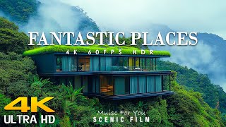 Fantastic Places in 4K 60FPS HDR Dolby Vision 4K Video  Scenic Film [upl. by Ahtebbat]