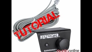 TUTORIAL  COMO REPARAR PERILLA DEL EPICENTER O RESTAURADOR DE BAJOS  CAR AUDIO [upl. by Aerdnuahs401]