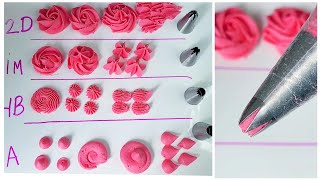 Easy ideas On Using Popular Cake Icing Nozzle Tips [upl. by Delmore]