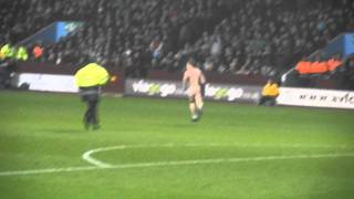 Streaker at Aston Villa Vs Manchester City game 2012 [upl. by Mecke]