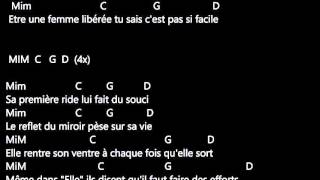 PAROLES ET ACCORDS FEMME LIBEREE COOKIE DINGLER [upl. by Neroled]