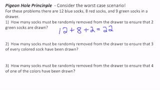 Basic Pigeon Hole Principle Problems [upl. by Lael]