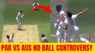 NoBall Controversy and Wrong Replay Haunt Shan Masoods Dismissal in Pak vs Aus Test Match 🏏🔍 [upl. by Menashem]