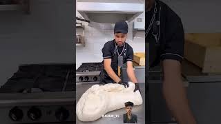 Bianca amp Mortadella neapolitan pizza with Emmental cheese recipe 🍕🔥pizza cooking recipe shorts [upl. by Else]