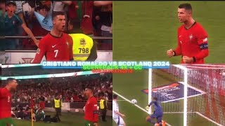 Ronaldo Goal Vs Scotland • SCENEPACK • 4K  Download Link [upl. by Ayle]