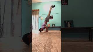 DAY 27 Of HSPU song lyrics cover music love handstandpushup calisthenics shortsviral [upl. by Inaflahk559]