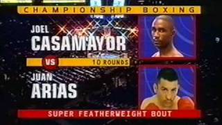 Joel Casamayor vs Juan Arias Pt 1\5 [upl. by Ilysa]