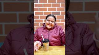 Thand mein Cold Coffee aur Chilli Potato😱 abhaybhadoriya shorts funny food siblings winter [upl. by Vod799]