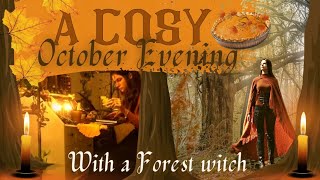 A Cosy October Evening with a Forest Witch 🥮🧡 [upl. by Aro]