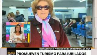 Promueven turismo para jubilados – Telefe Noticias [upl. by Ardnalac214]