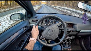 2007 Opel Astra H GTC 16 Twinport ECOTEC 105HP 0100 POV Test Drive 1889 Joe Black [upl. by Akierdna]