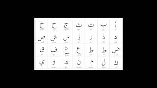 Prononciation de lalphabet arabe avec lecture vocale [upl. by Ogg511]