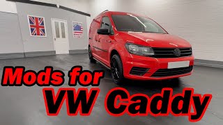 VW CADDY MODS FOR YOUR VAN INTERIOR AND EXTERIOR CADDY UPGRADES FOR YOUR VAN [upl. by Asiulana]