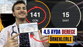 45 AYDA YKS DERECE YAPILIR MI ÖRNEKLERLE [upl. by Enomal]