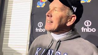 Lance Leipold on KU’s win over Cincinnati [upl. by Coffey]