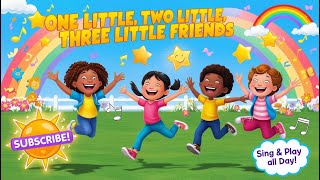 One Little Two little Three Little Friends Friendship Song [upl. by Assinna889]