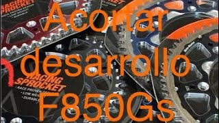 Kit de arrastre y acortar desarrollo F850GsPrestaciones de serie y limitada [upl. by Enyrb]