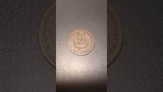 1895 INDIAN HEAD PENNY US coin treasurehunt collection shorts [upl. by Aneelehs]