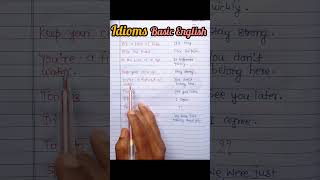 Master English 9 Idioms vs Basic  Which Will Win [upl. by Valenta597]